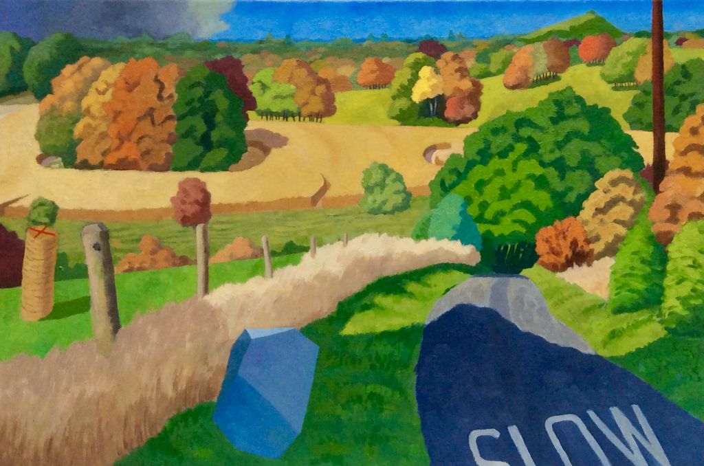 Cranbourne Chase, oil on canvas, 20" x 30"