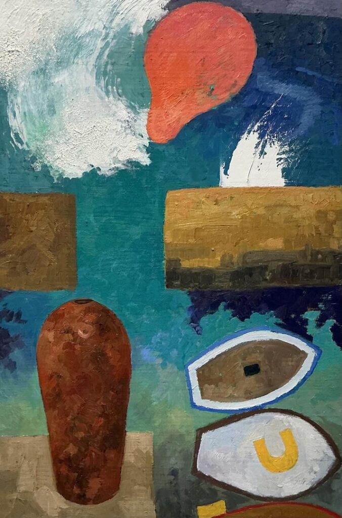 Storm, Porthleven.
oil on canvas